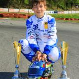 Marius Zug (14) gewann zum Auftakt des Kart Masters beide Wertungsläufe